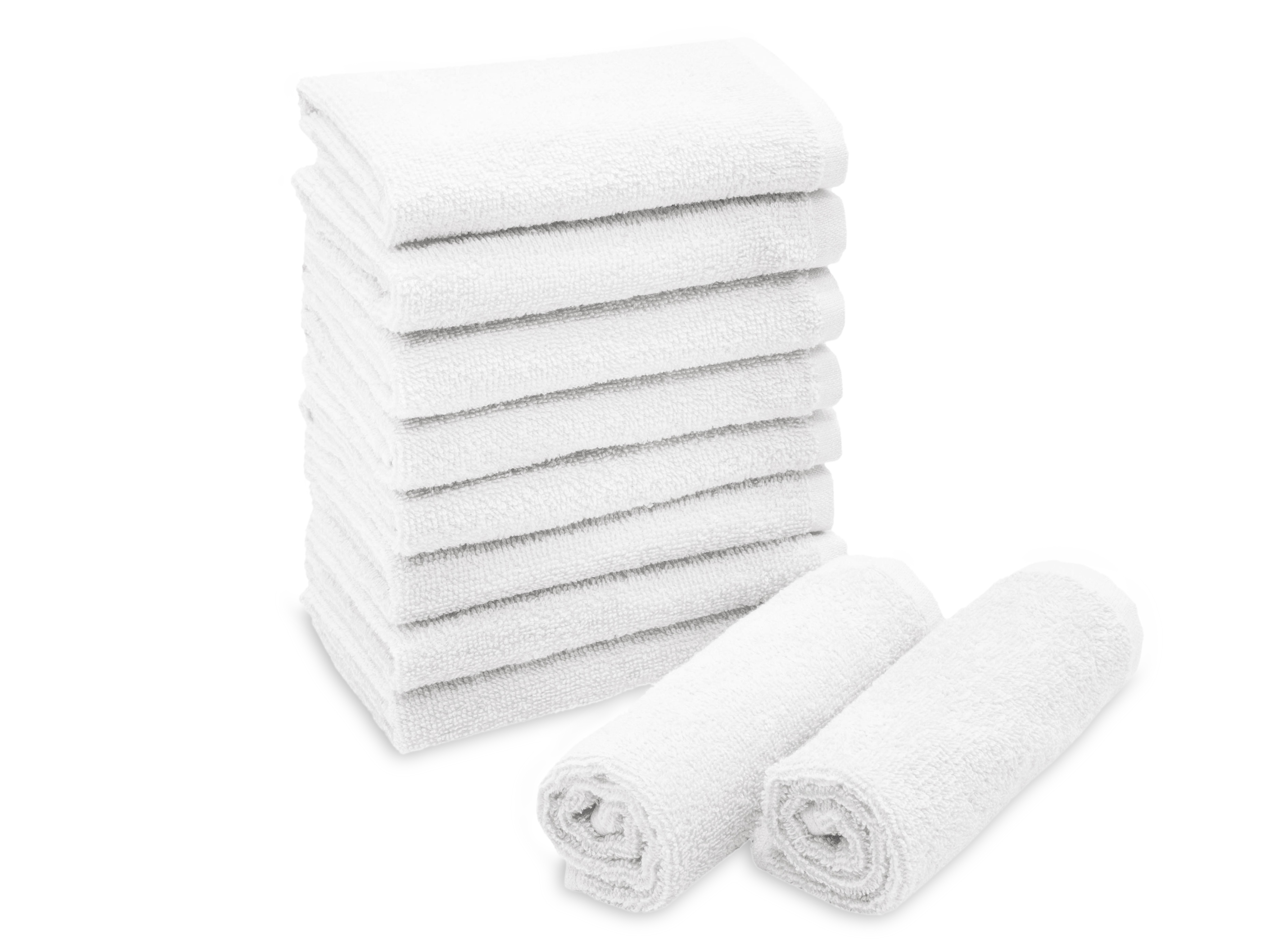 10er Set Seiftücher Gesichtstücher Gästehandtücher kleines Gästetuch 30x30 cm