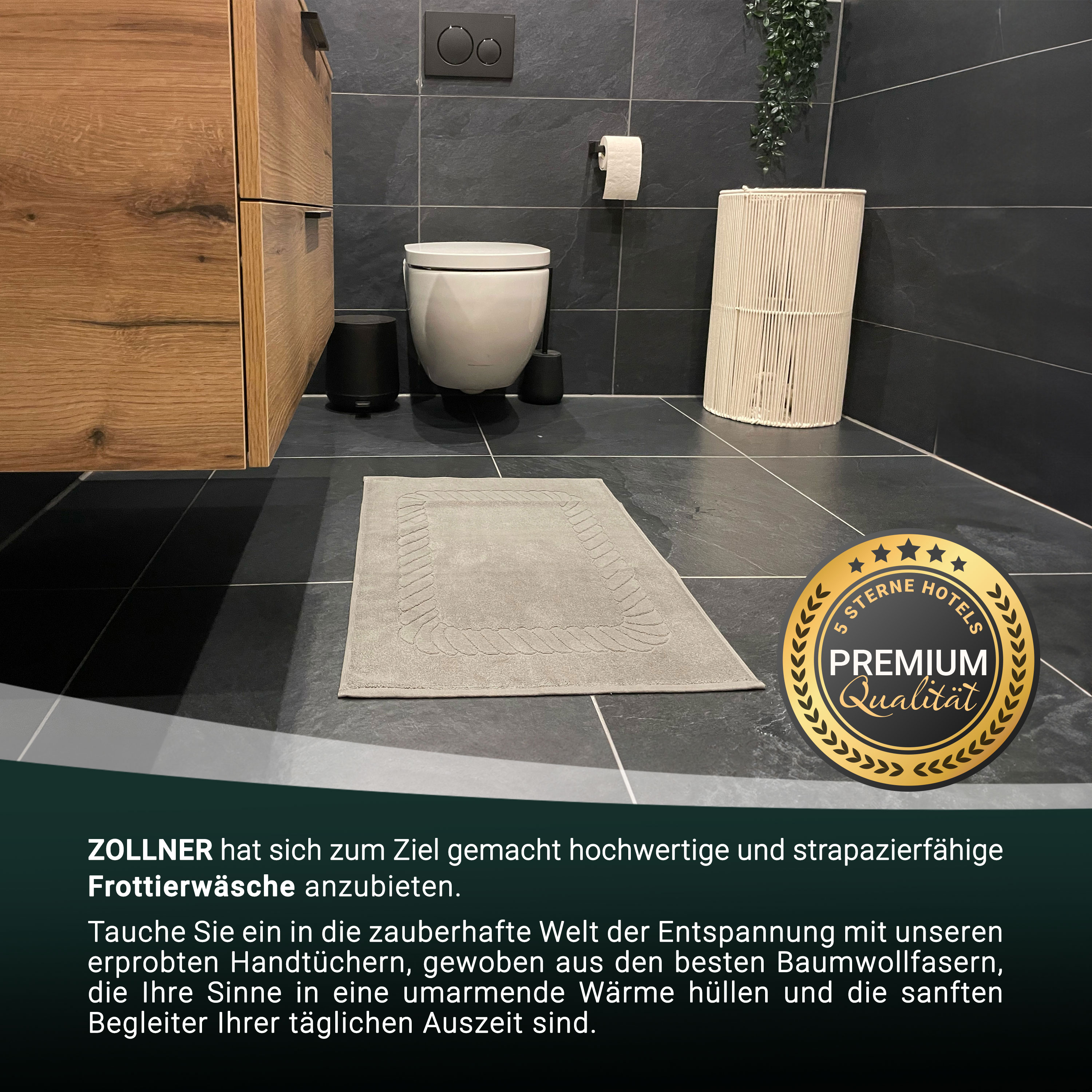 2er Set Duschvorleger Badematte Badvorleger Badteppich 50x70 cm 100 Baumwolle