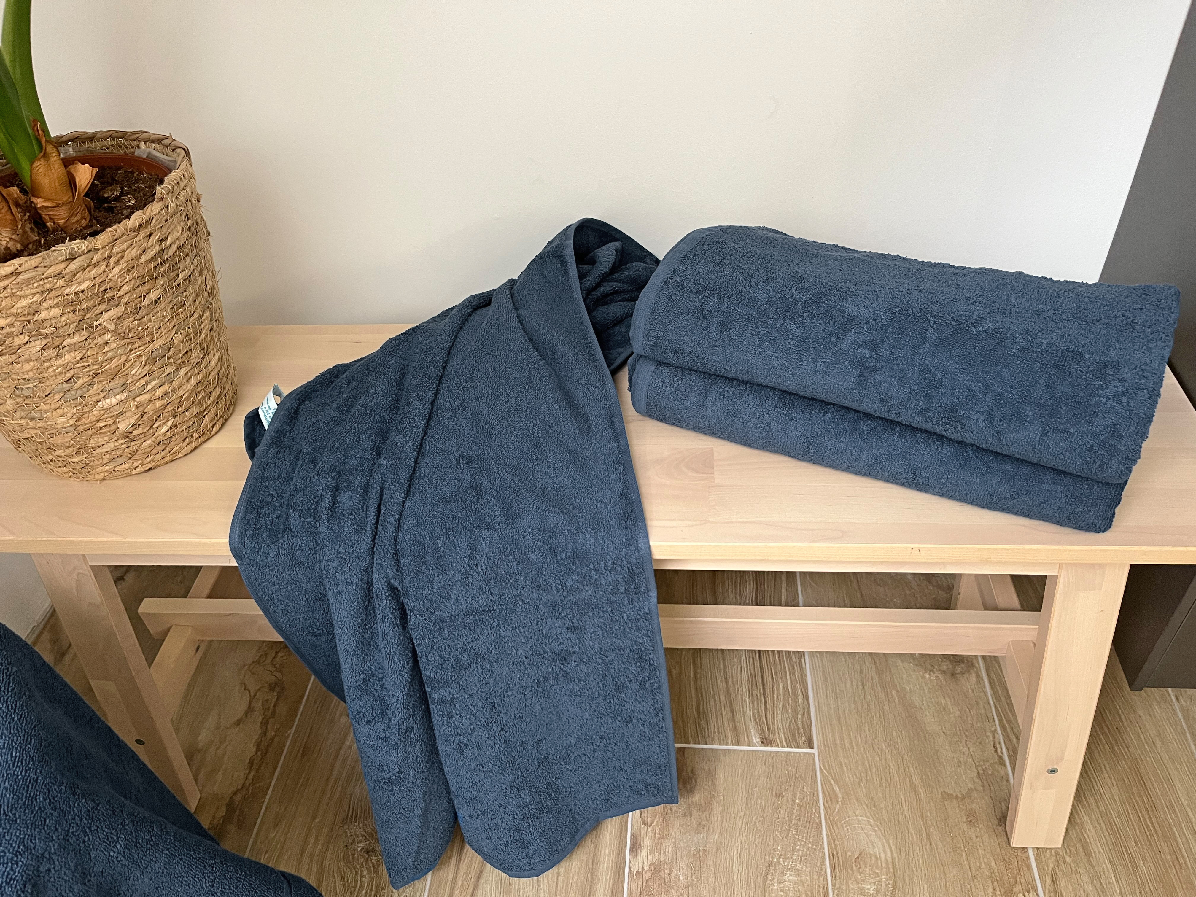 3er Set Duschtücher Duschtuch Badetücher 70x140 cm 100 Baumwolle 