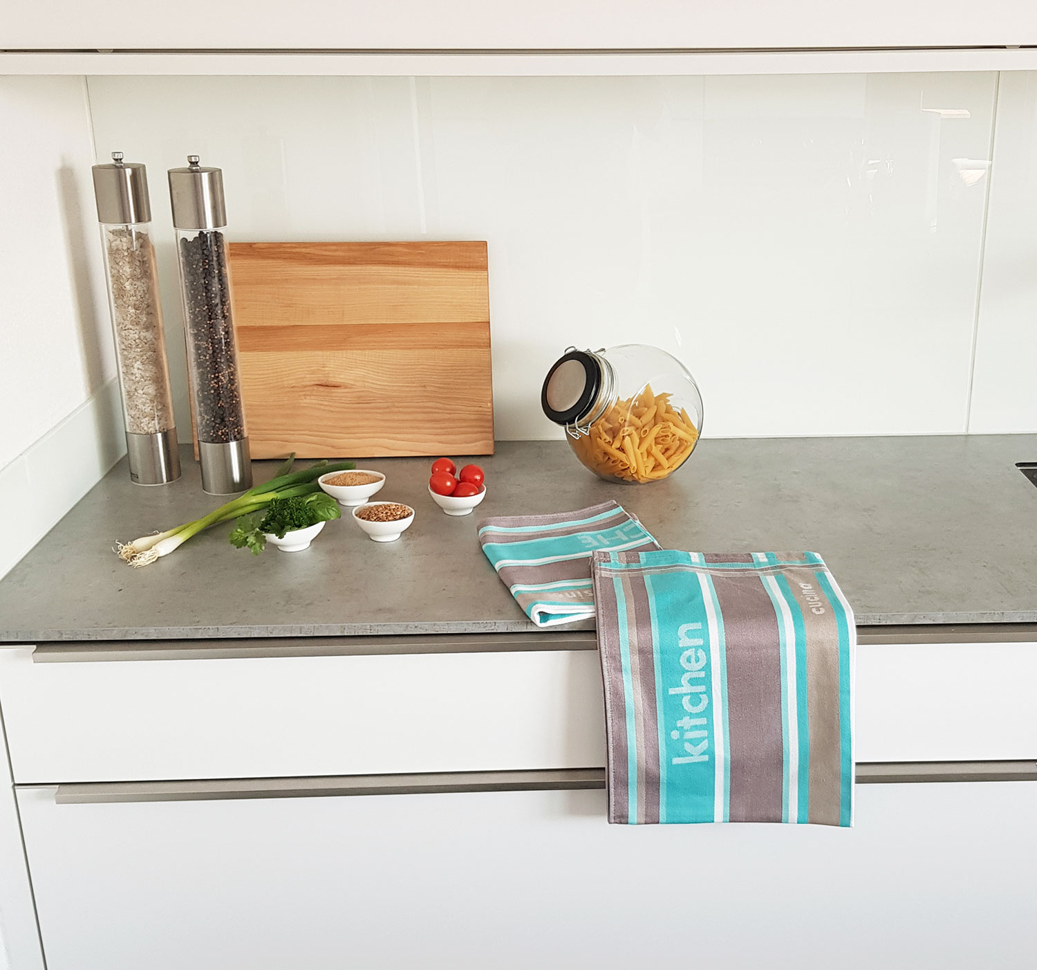 4er Set Geschirrtücher / Trockentuch / Küchenhandtuch aus 100%