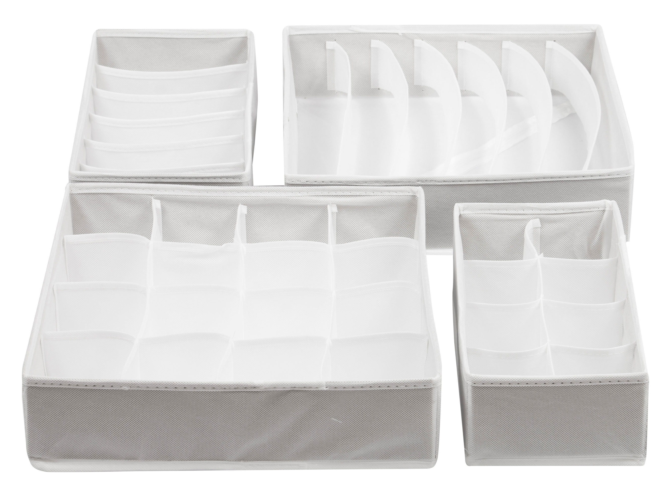 4er set aufbewahrungsbox kleiderschrank schubladen organizer